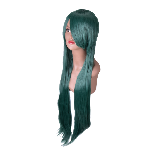 35inch extra long synthetic wig with different colors